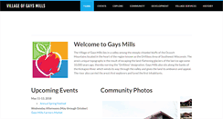 Desktop Screenshot of gaysmills.org