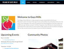 Tablet Screenshot of gaysmills.org